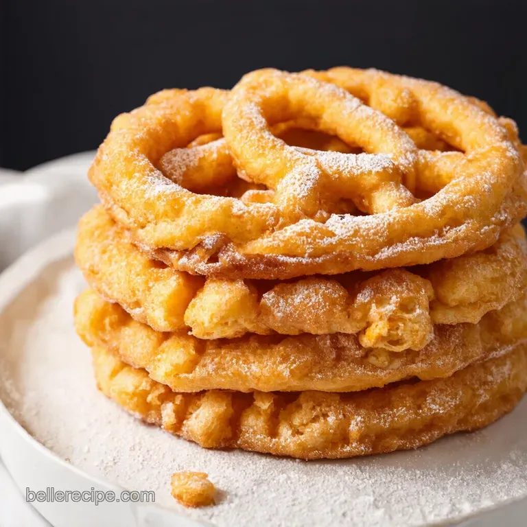Classic Carnival Funnel Cake Perfectly Crispy Golden