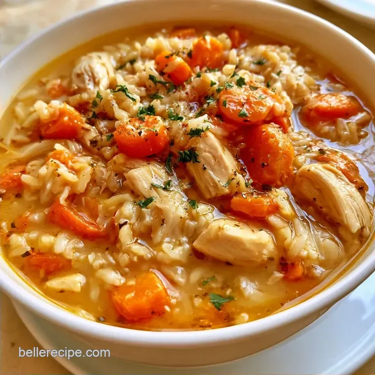 Classic Chicken and Rice Soup in 45 Minutes