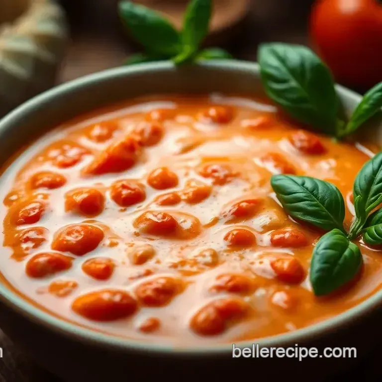 Classic Creamy Tomato Basil Soup