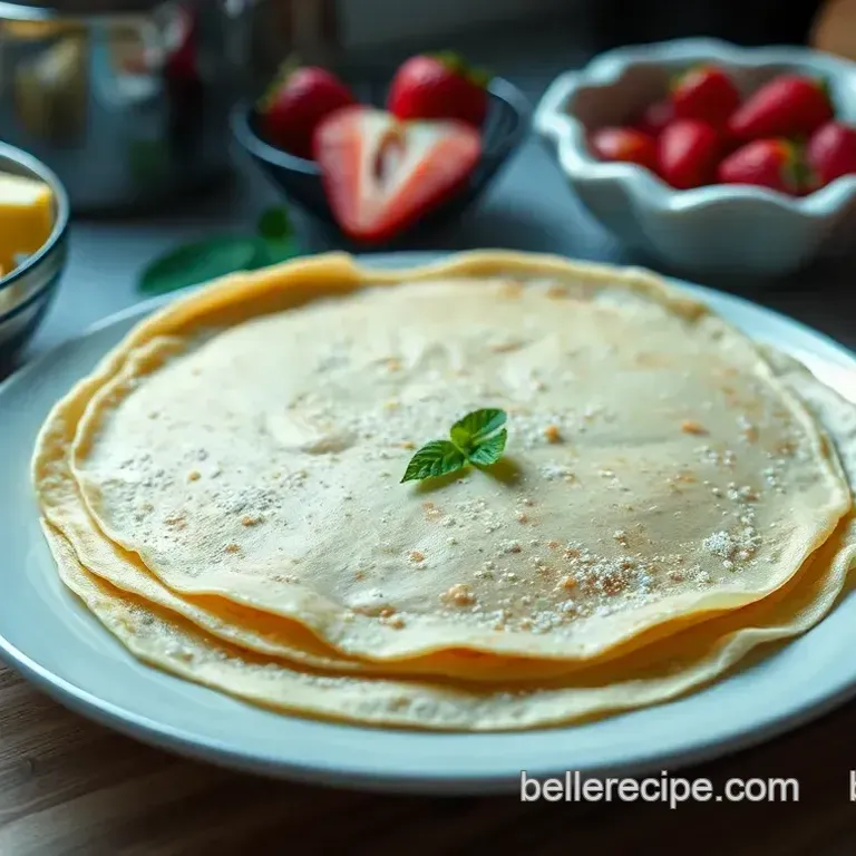 Classic French Crepes: Fluffy Delights in Every Bite