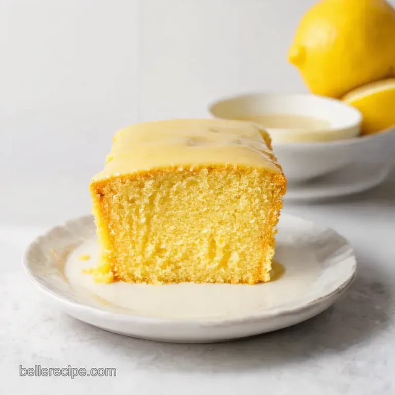 Classic Lemon Glaze for Pound Cake