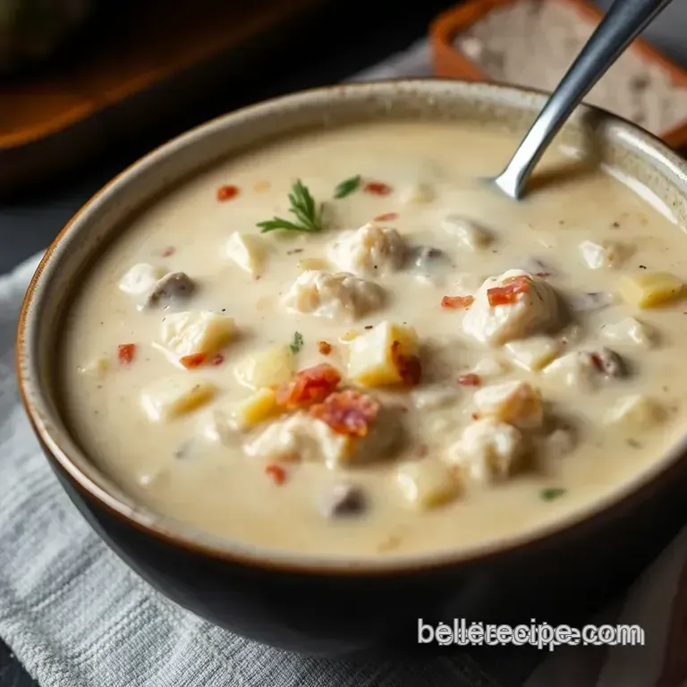 Classic New England Clam Chowder: a Taste of Coastal Comfort presentation