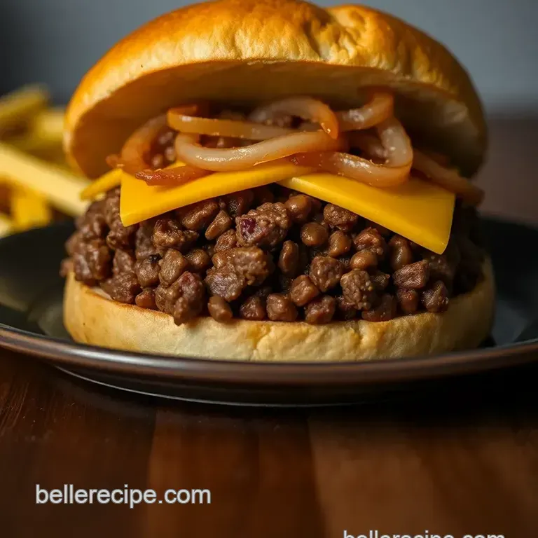 Classic New York-Style Chopped Cheese Sandwich presentation