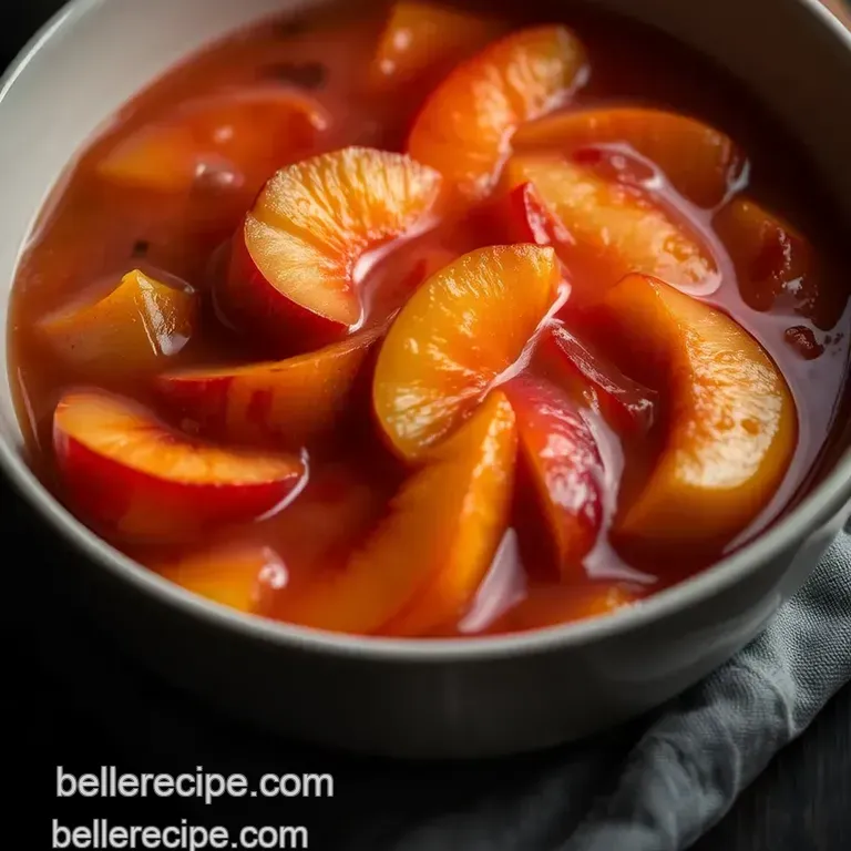 Classic Peach Melba: A Sweet Summer Symphony presentation