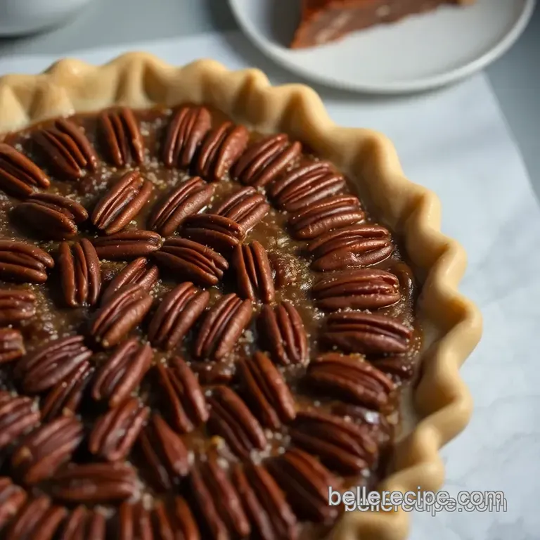 Classic Southern Pecan Pie: Sweet & Nutty Delight presentation