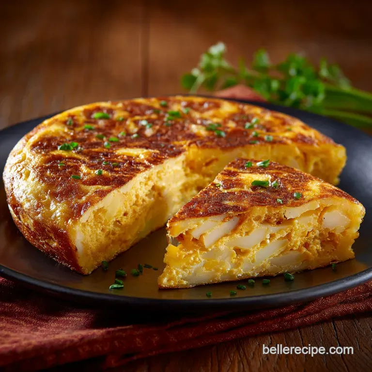 The Great Spanish Tortilla a Humble Omelette Fit for a King Tortilla Espa&ntilde;ola presentation