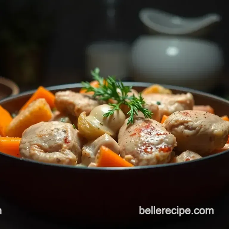 Cocotte-Braised Guinea Fowl: A Rustic Delight