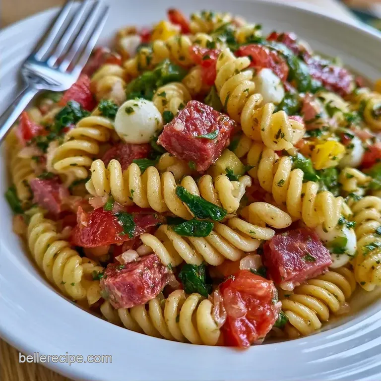 Zesty Cold Italian Pasta Salad