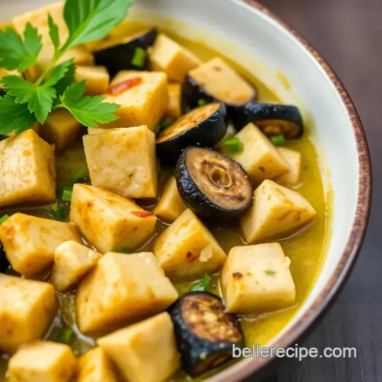 Thai Aubergine Delight: A Quick Vegetarian Adventure presentation