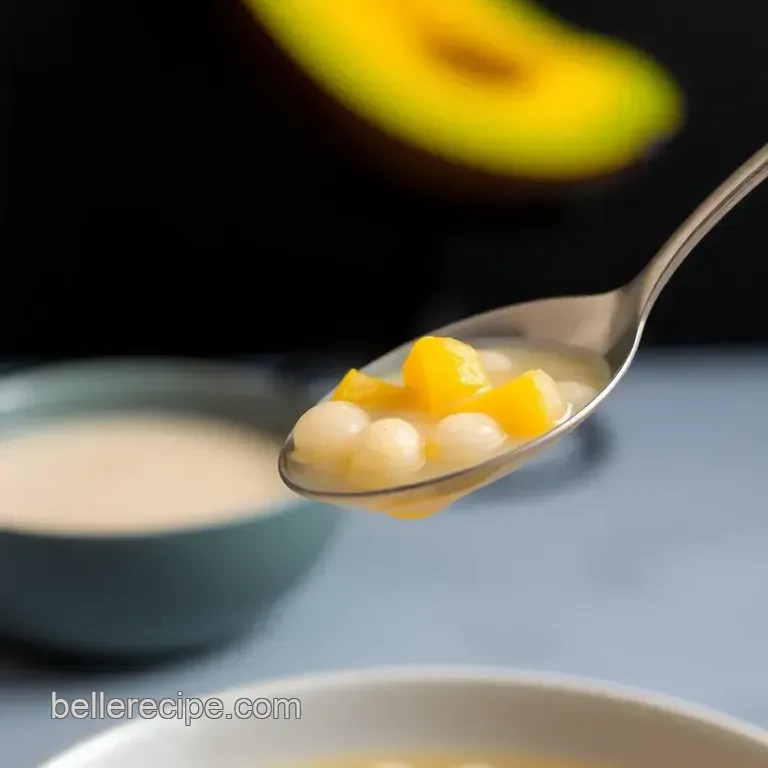 Mung Bean Sweet Soup Delight presentation