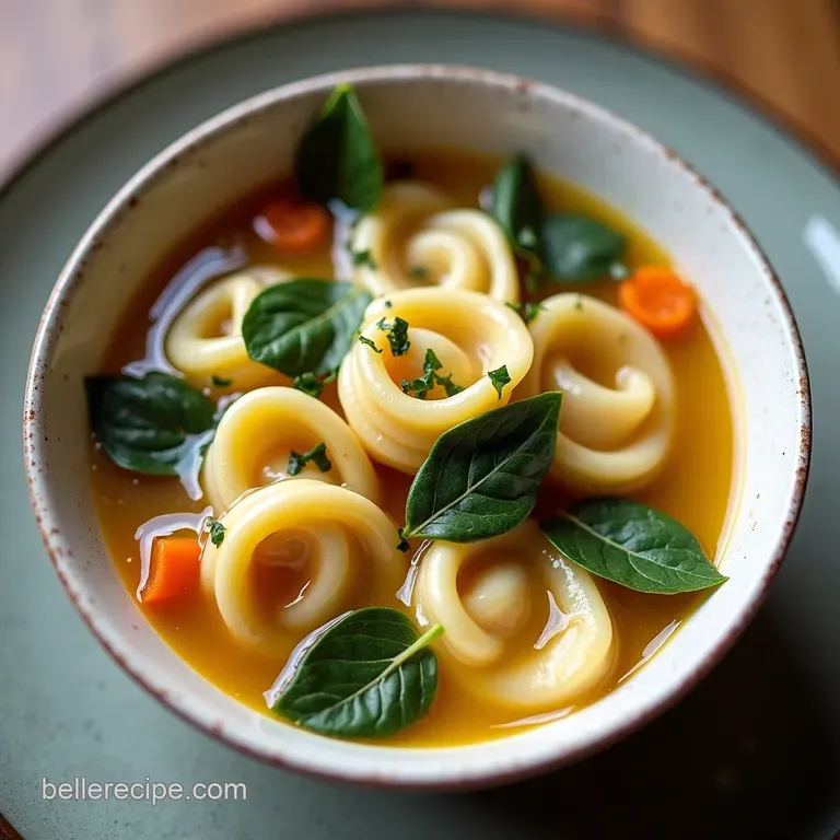 The Ultimate Cosy Kitchen Chicken Spinach Tortellini Soup