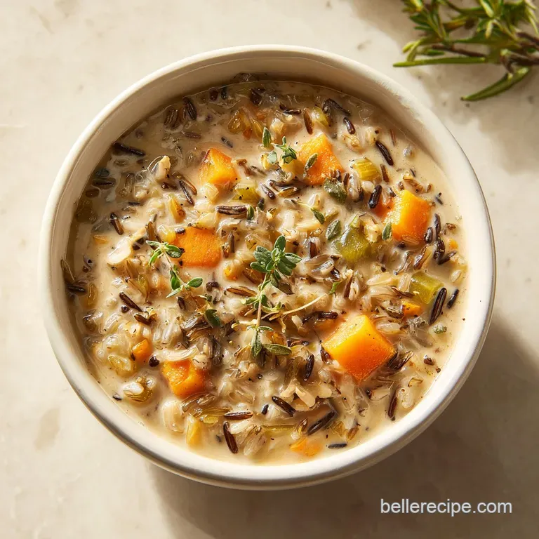 Cozy Autumn Wild Rice Soup Recipe