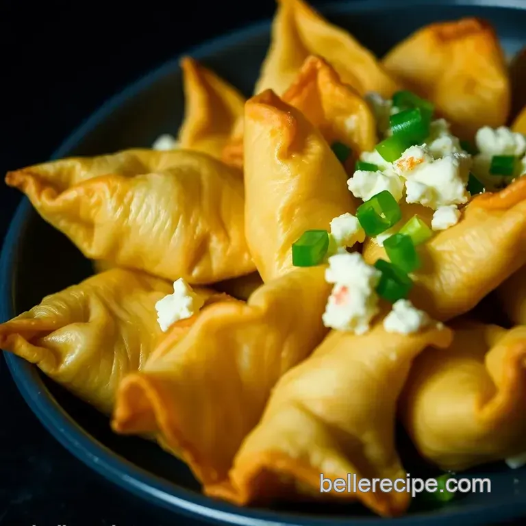 Crab Rangoon: Crispy Creamy and Oh-So-Easy! presentation