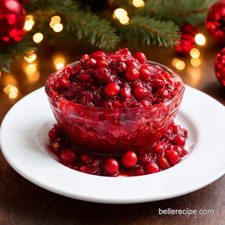 Cranberry Relish presentation