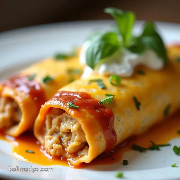 Easy Cream Cheese Chicken Enchiladas Recipe Comfort Food