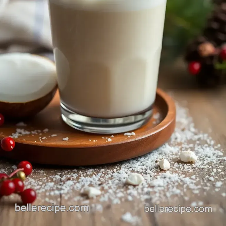Creamy Coconut Coquito: Puerto Rico s Festive Treat presentation