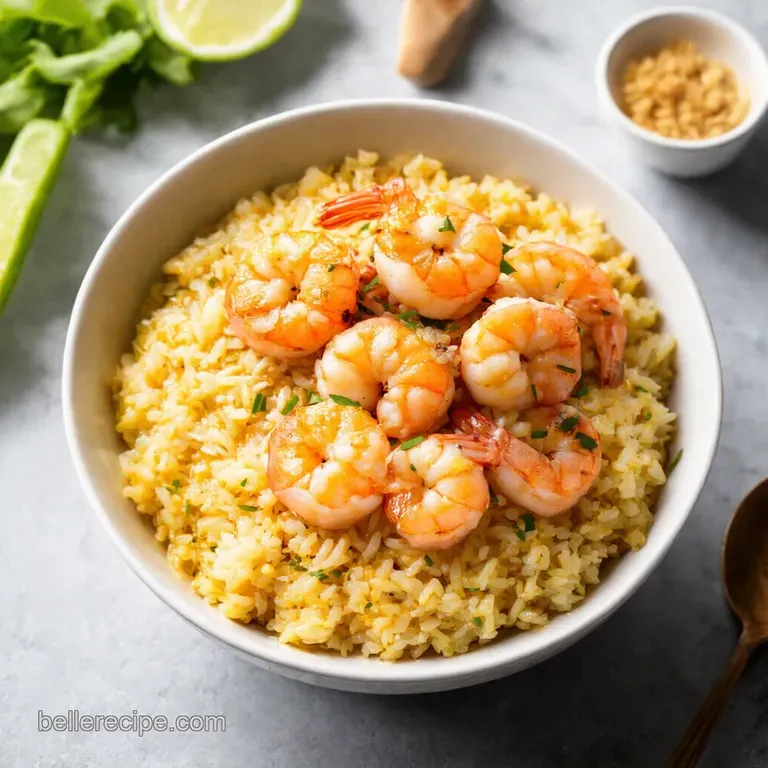 Creamy Coconut Shrimp Rice Bowl