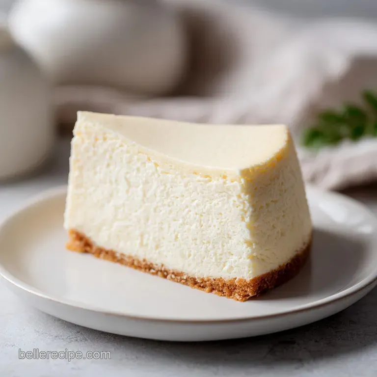 Creamy Crustless Cheesecake: Rich and Velvety