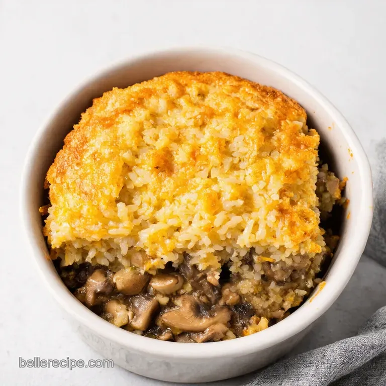 Creamy Dreamy Rice Mushroom Casserole