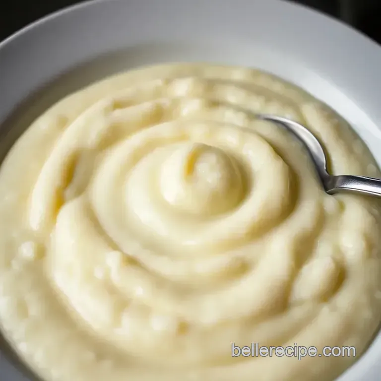 Creamy Dreamy Southern Grits presentation