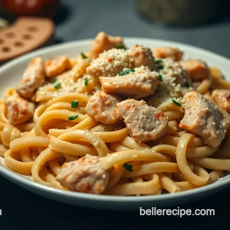 Creamy Garlic Parmesan Chicken Pasta
