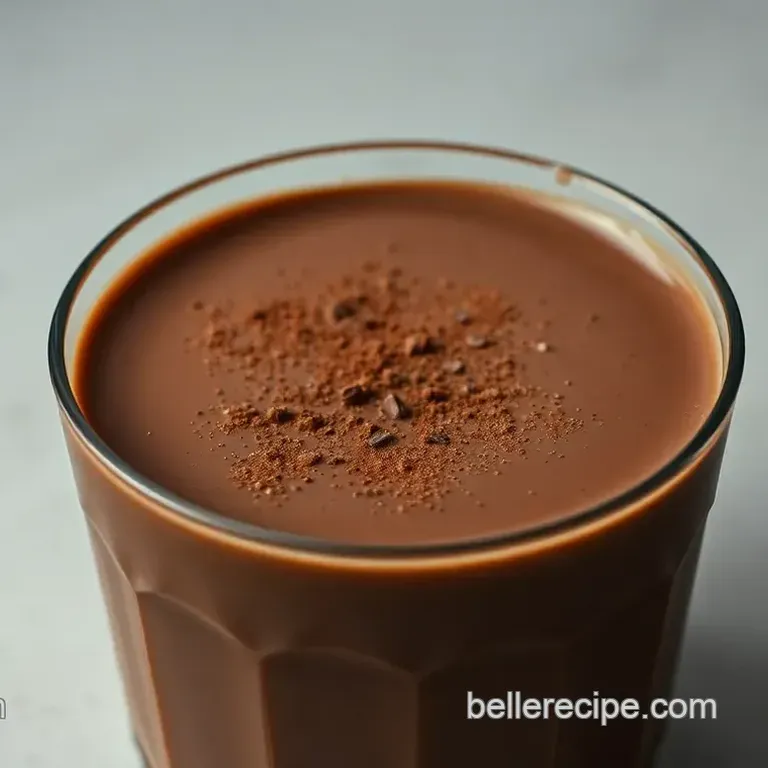Creamy Homemade Chocolate Milk