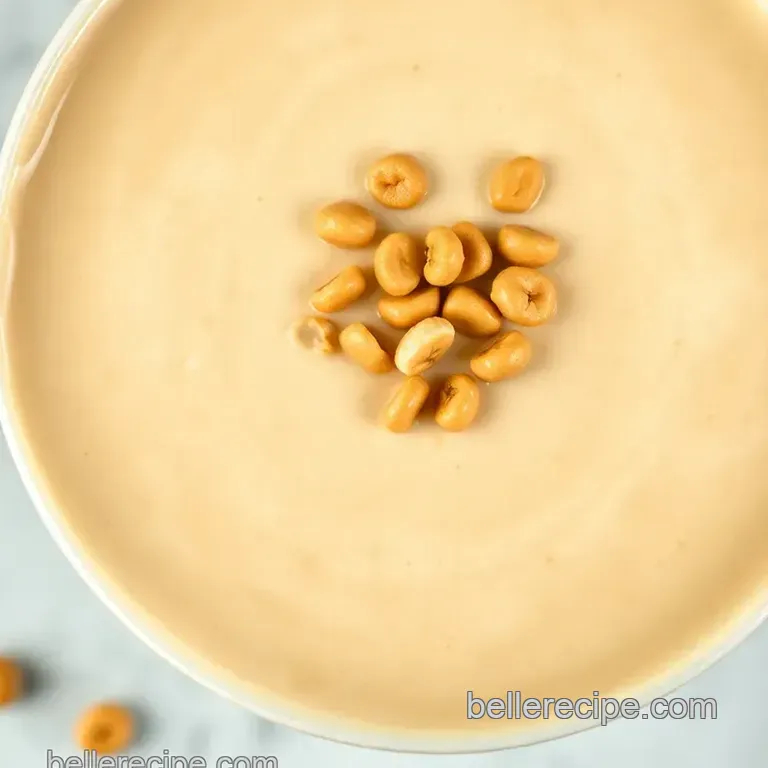 Creamy Peanut Butter Banana Bliss Smoothie presentation
