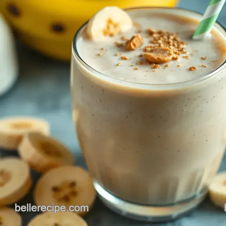 Creamy Peanut Butter Banana Bliss Smoothie
