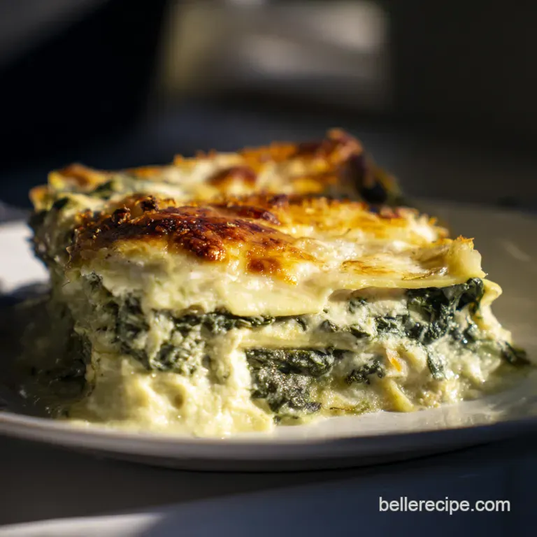 Creamy Spinach and Ricotta Lasagna