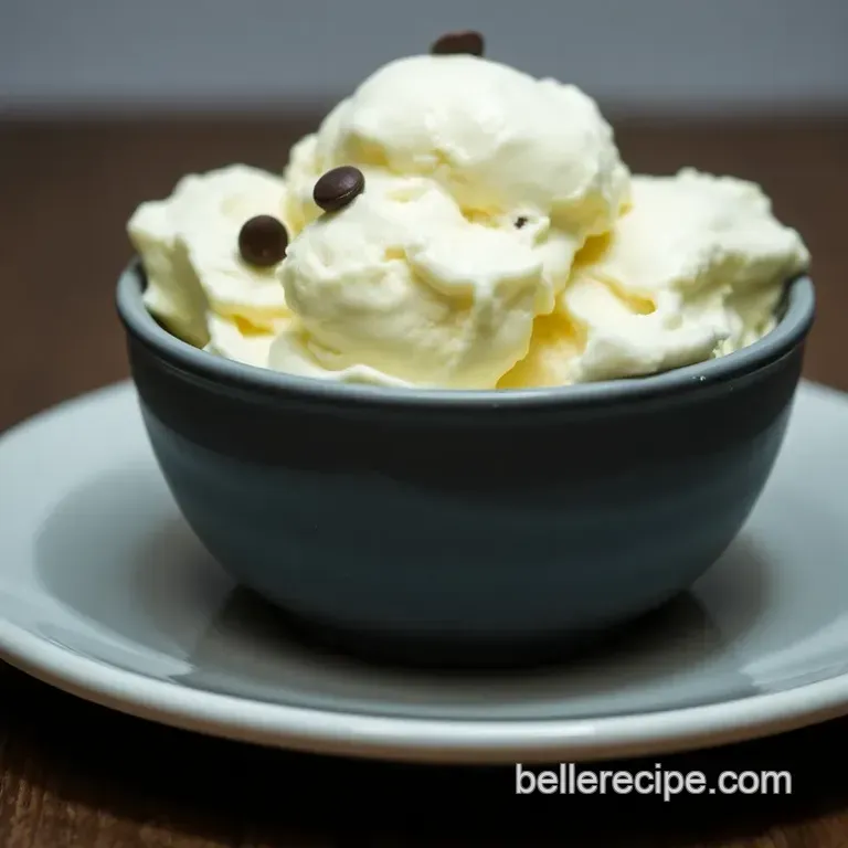 Creamy Vanilla Bean Ice Cream Using the Ninja Creami presentation