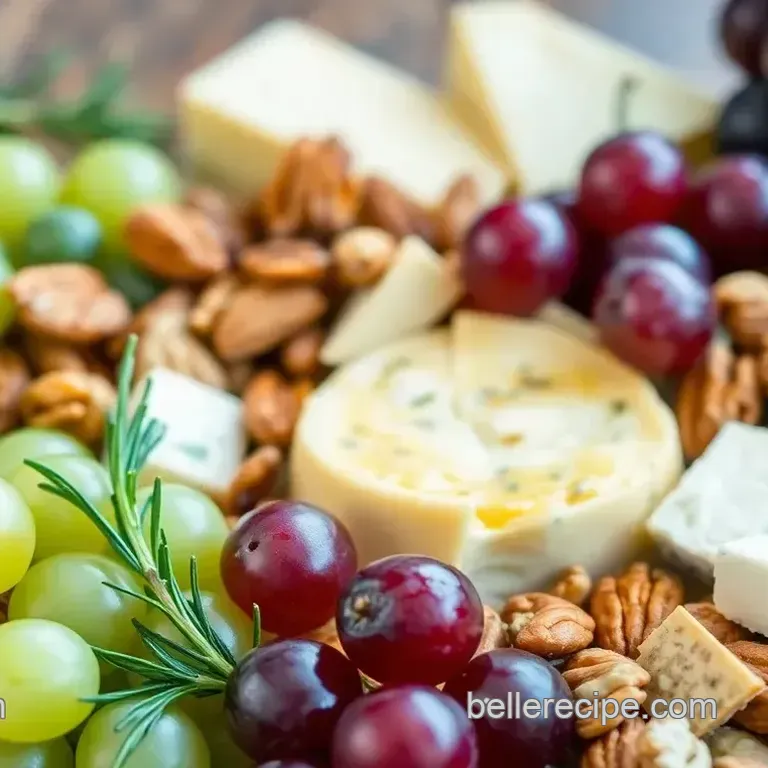 Festival of Flavors: Festive Grape Cheese Platter