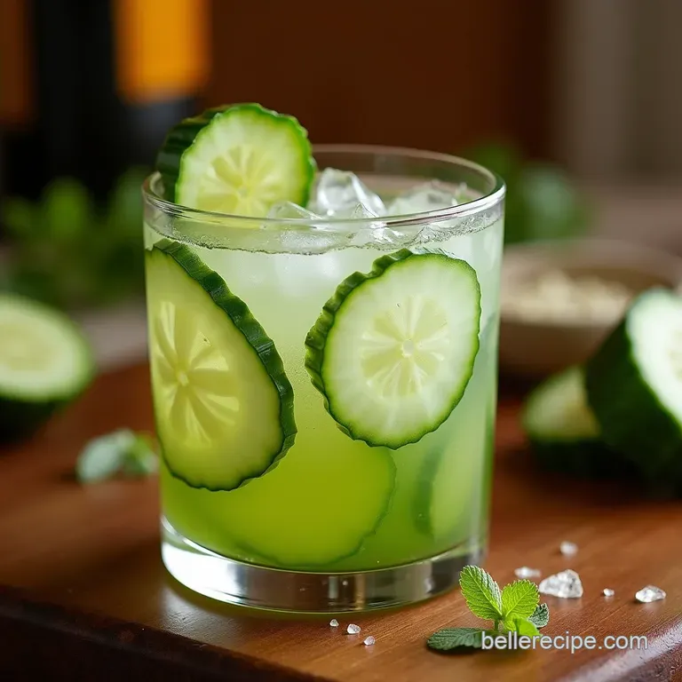 The Garden Party Essential Ultimate Crisp Cucumber Gin Cooler presentation
