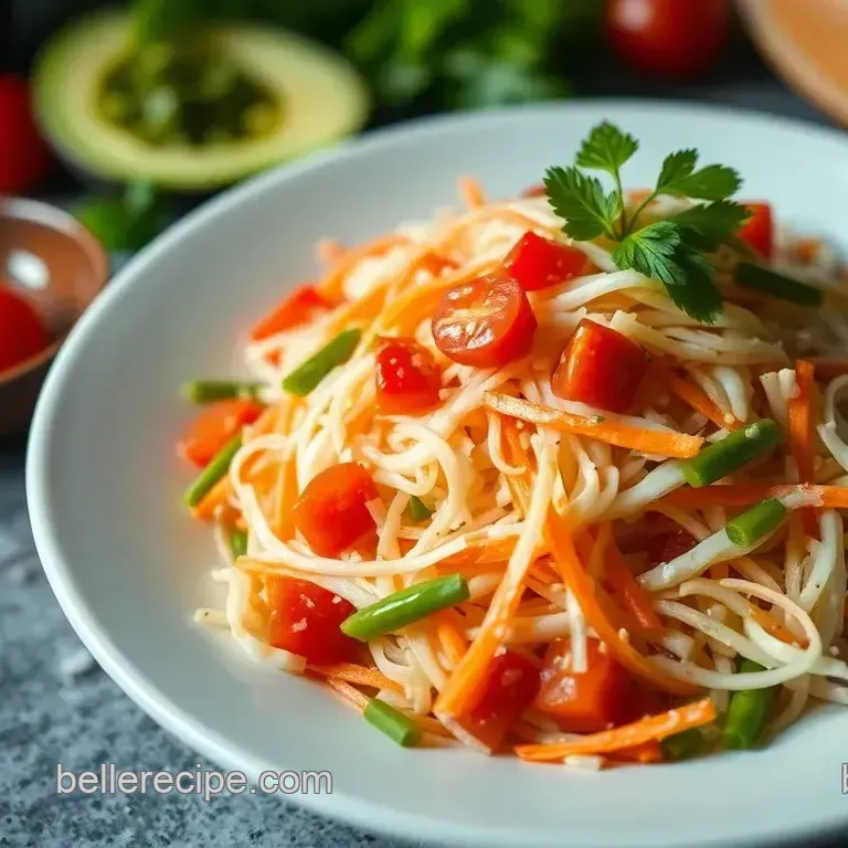 Crisp & Zesty Thai Papaya Salad