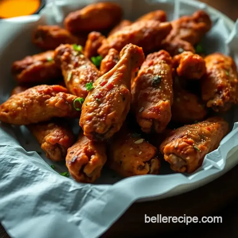 Crispy Air Fryer Chicken Wings: Pub-Style Perfection! presentation