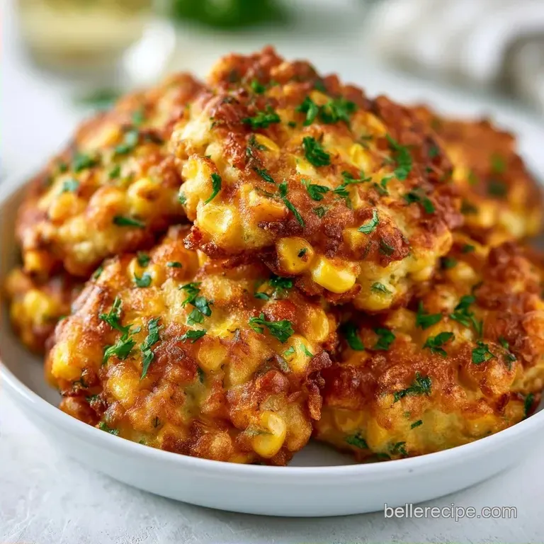 Crispy and Golden Corn Fritters