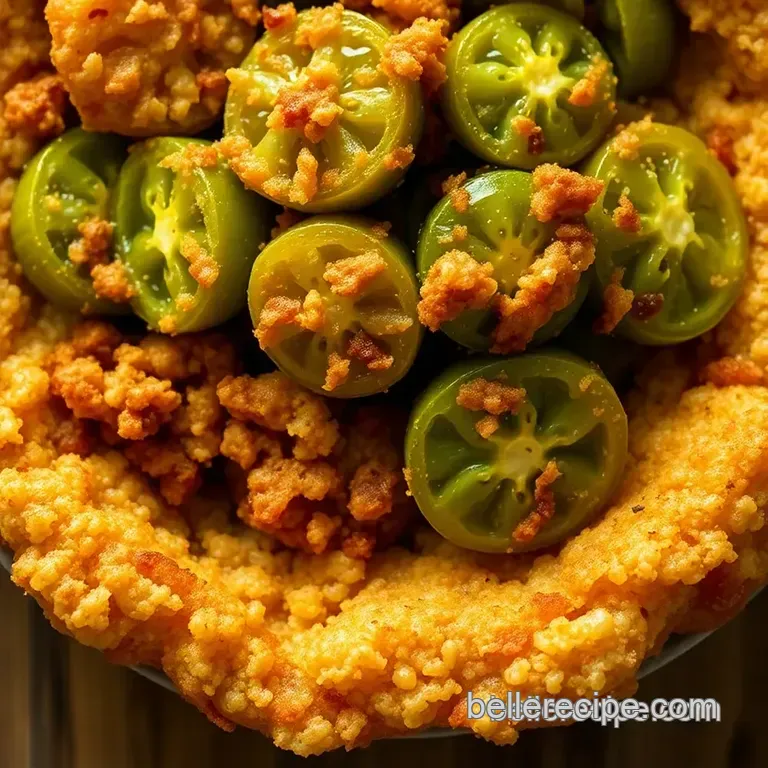 Crispy Fried Green Tomatoes: a Southern Delight presentation