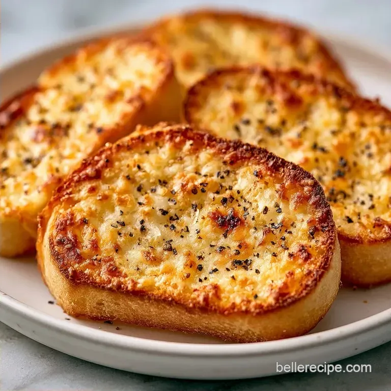 Crispy Garlic Crostini with Parmesan