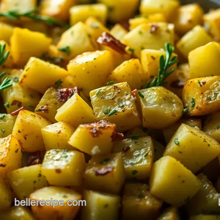 Crispy Garlic Herb Roasted Potatoes: Pub-Style Perfection at Home