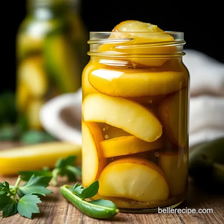 Crispy & Tangy Homemade Bread & Butter Pickles presentation