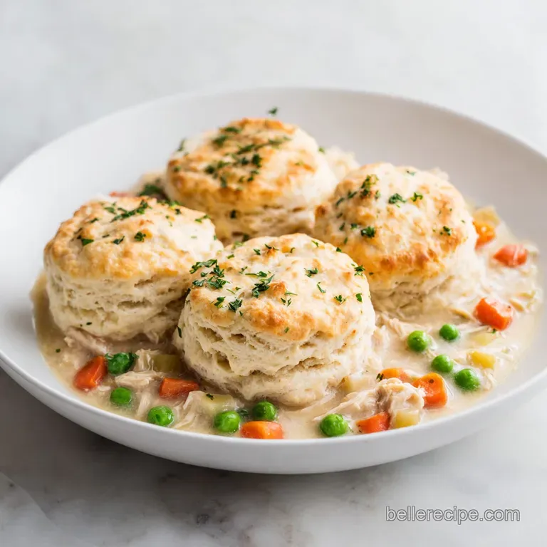 Crockpot Chicken Pot Pie: With Fluffy Biscuits