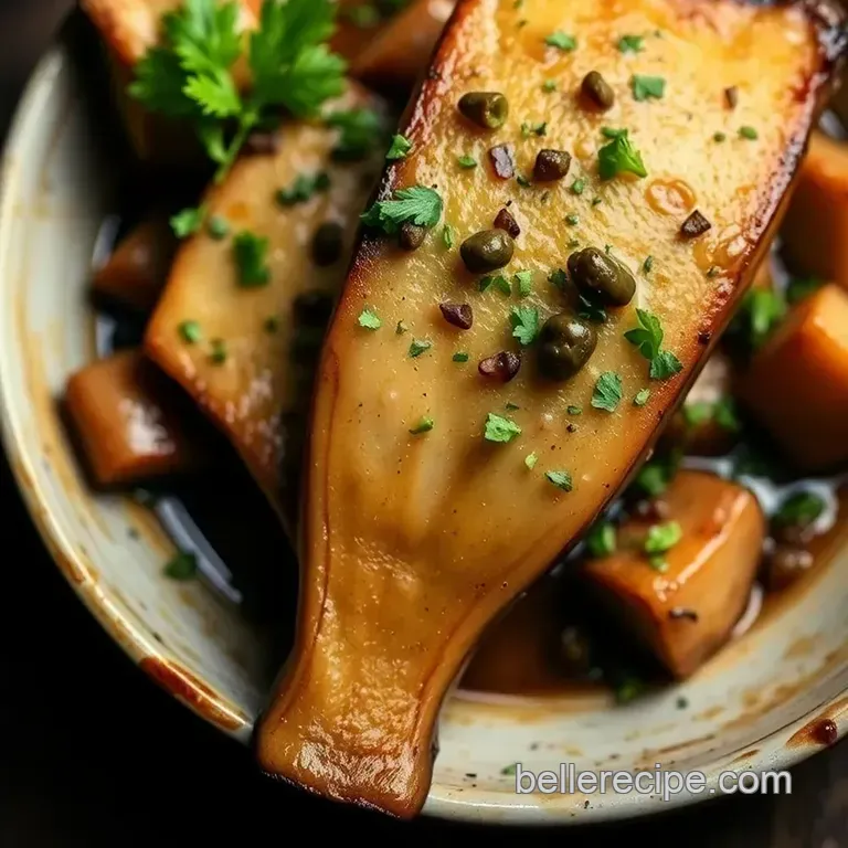 Decadent Oven Roasted Bone Marrow with Parsley Salad presentation