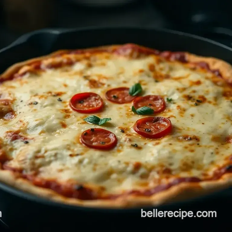 Deep Dish Delight: Cast Iron Skillet Pizza