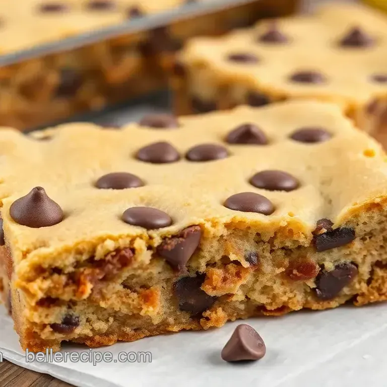 Easy & Delicious 25-Minute Chocolate Chip Cookie Bars: A Family Favorite