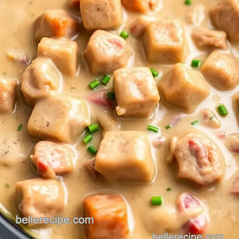 Delicious Crockpot Sausage Gravy presentation