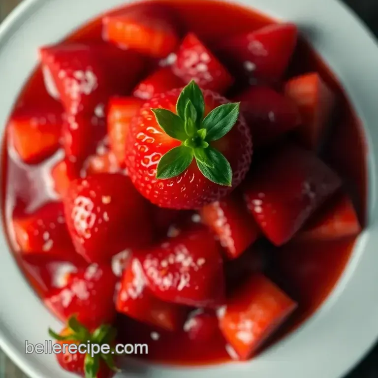Deliciously Simple Strawberry Compote presentation