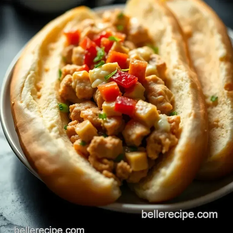 Deliciously Unusual White Hot Dogs presentation