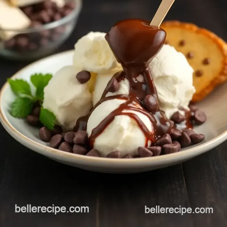 Chocolate-Dipped Vanilla Ice Cream Treats presentation