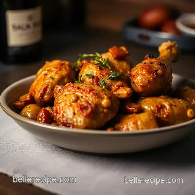 Drunken Chicken: A Hearty Boozy Delight presentation