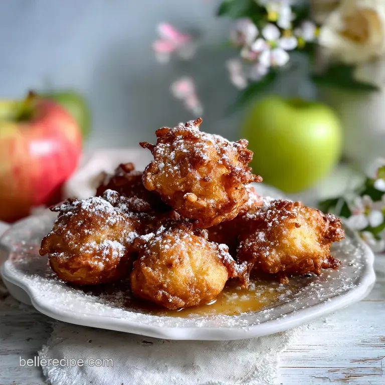 Apple Fritter Bites: Quick Glazed Treats