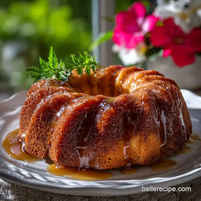 The Ultimate Bacardi Rum Cake Recipe: Moist Easy presentation